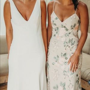 Jenny Yoo embroidered dress size 4. Professionally cleaned